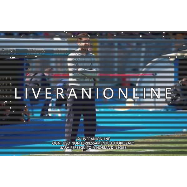 TVEM April 19, 2025 Lecce, Italy - US Lecce vs Como 1907 - Italian soccer serie A 2024/25 - Via Del Mare Stadium. In the pic: coach Cesc Fabregas of Como 1907 ©TVEM Emmanuele Mastrodonato - AGENZIA ALDO LIVERANI SAS