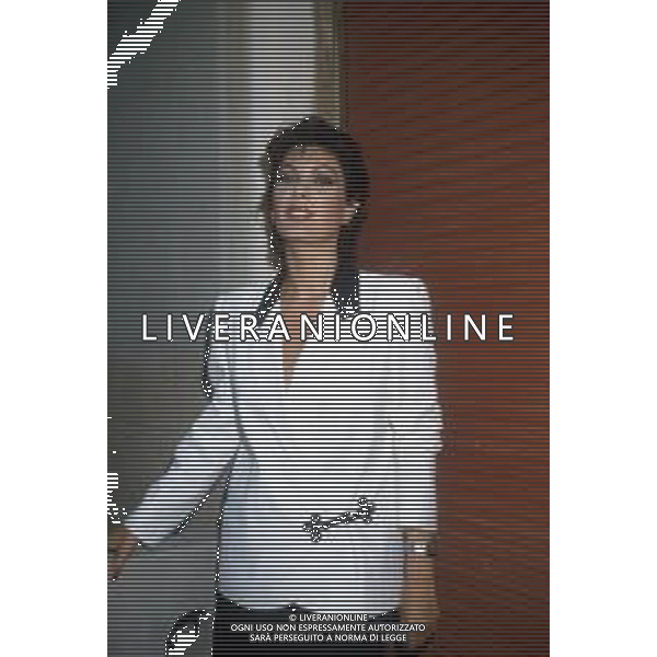 DIAP-RETROSPETTIVA EDWIGE FENECH ATTRICE NELLA FOTO EDWIGE FENECH NELL\'ANNO 1985  AG ALDO LIVERANI SAS  