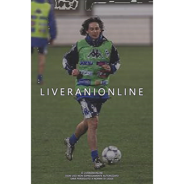 DIG- ALLENAMENTO NAZIONALE ITALIANA CALCIO A BUCAREST IN ROMANIA 23 MARZO 2001 NELLA FOTO DEMETRIO ALBERTINI AGENZIA ALDO LIVERANI SAS
