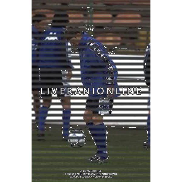 DIG- ALLENAMENTO NAZIONALE ITALIANA CALCIO A BUCAREST IN ROMANIA 23 MARZO 2001 NELLA FOTO ZENONI AGENZIA ALDO LIVERANI SAS