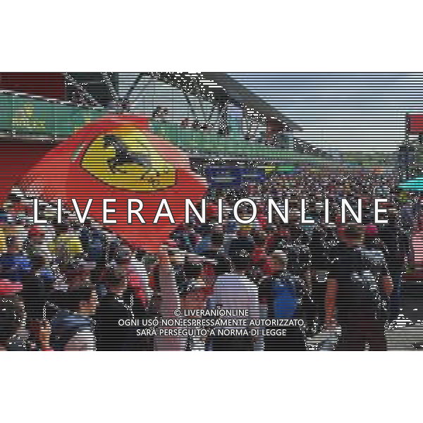 IMOLA 20 04 2025 (DOMENICA DI PASQUA) AUTODROMO ENZO E DINO FERRARI WEC 6 ORE DI IMOLA NELLA FOTO PUBBLICO FERRARI NELLA PIT LANE ©SANNA - AGENZIA ALDO LIVERANI SAS