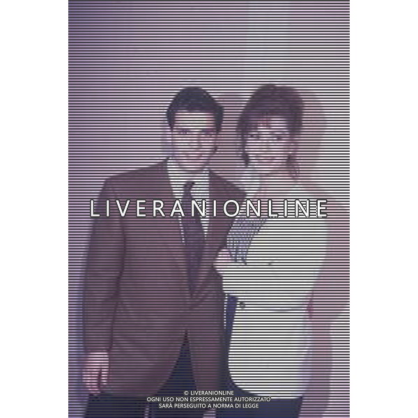 DIAP-RETROSPETTIVA EDWIGE FENECH ATTRICE NELLA FOTO EDWIGE FENECH CON IL FIGLIO EDWIN NELL\'ANNO 1993 AG ALDO LIVERANI SAS 