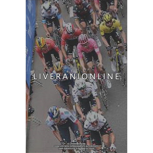 20-04-2025 Amstel Gold Race; 2025, Uae Team Emirates - Xrg; 2025, Soudal - Quick Step; Pogacar, Tadej; Evenepoel, Remco; Valkenburg Cauberg; ©SIROTTI - AGENZIA ALDO LIVERANI SAS