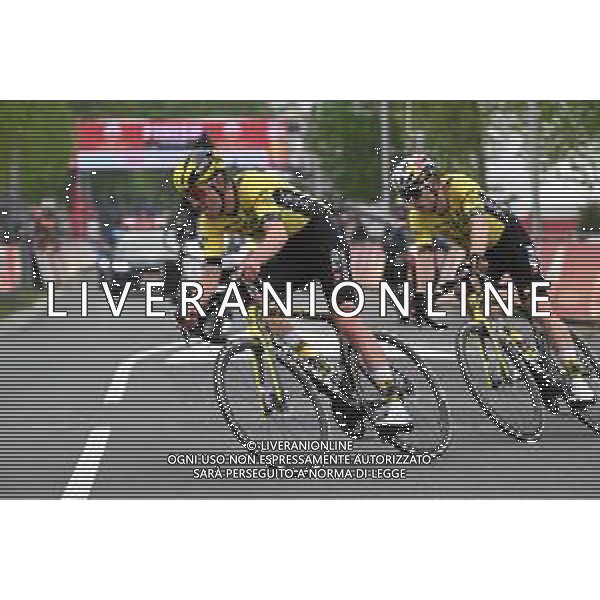20-04-2025 Amstel Gold Race; 2025, Visma - Lease A Bike; Benoot, Tiesj; Van Aert, Wout; Valkenburg; ©SIROTTI - AGENZIA ALDO LIVERANI SAS