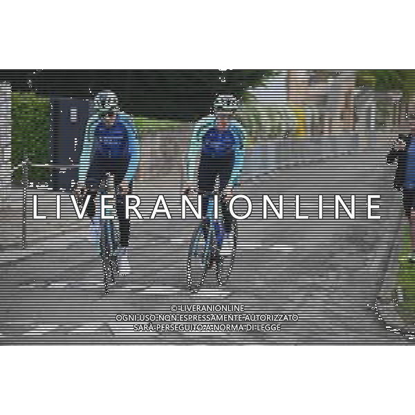 22-04-2025 Allenamento Fleche Wallonne 2025; 2025, Decathlon - Ag2r La Mondiale; Huy; FOTO STEFANO SIROTTI-AG ALDO LIVERANI SAS