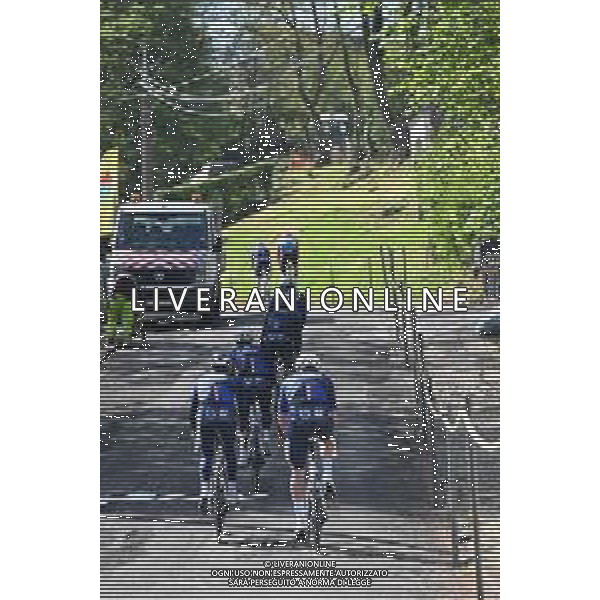 22-04-2025 Allenamento Fleche Wallonne 2025; 2025, Groupama - Fdj; Huy; FOTO STEFANO SIROTTI-AG ALDO LIVERANI SAS