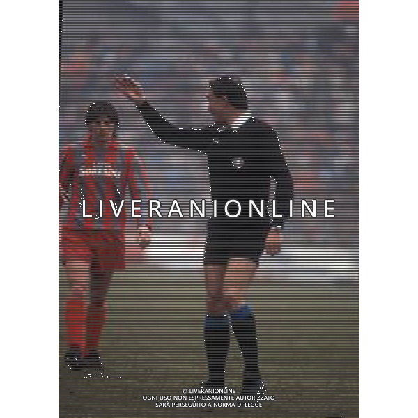 DIAP-RETROSPETTIVA ARBITRO PAOLO BERGAMO NELLA FOTO PAOLO BERGAMO ARBITRO AG ALDO LIVERANI SAS