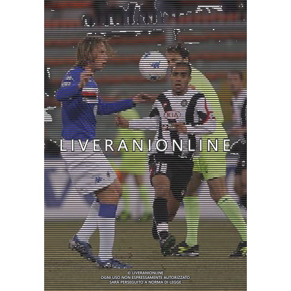 Genova 1/2/2006 Sampdoria-Udinese Tim cup nella foto dalla bona e tissone foto Luzzani/ag Aldo Liverani