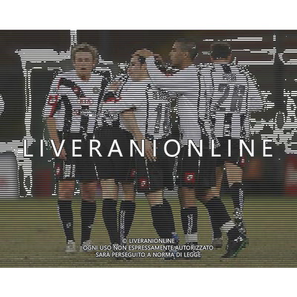 Genova 1/2/2006 Sampdoria-Udinese Tim cup nella foto esultanza di natale foto Luzzani/ag Aldo Liverani