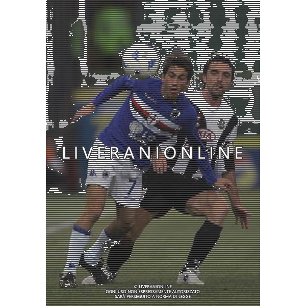 Genova 1/2/2006 Sampdoria-Udinese Tim cup nella foto gasbarroni e bertotto foto Luzzani/ag Aldo Liverani
