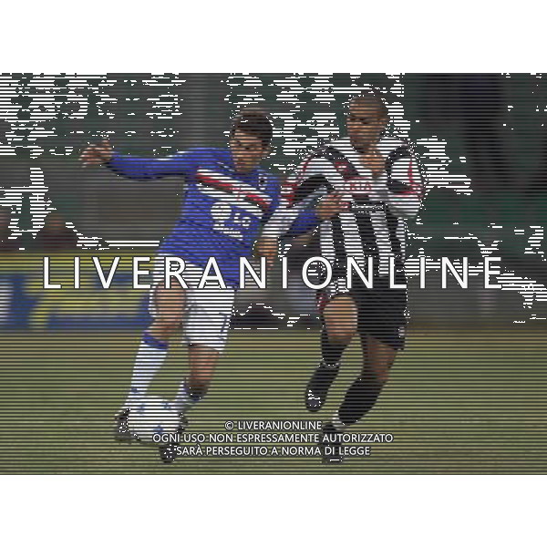 genova 1/2/2006 Sampdoria-Udinese tim cup nella foto tissone gasbarroni foto luzzani/ag aldo liverani