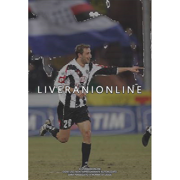 genova 1/2/2006 Sampdoria-Udinese tim cup nella foto esultanza pieri foto luzzani/ag aldo liverani