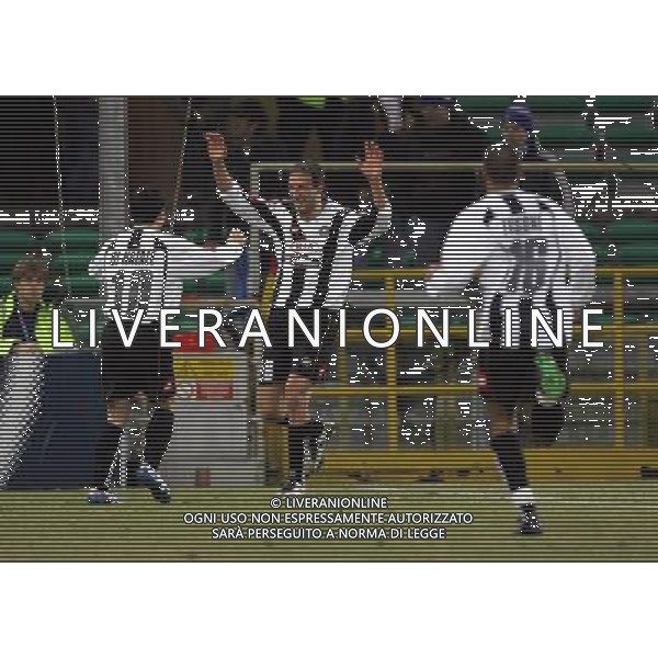 genova 1/2/2006 Sampdoria-Udinese tim cup nella foto esultanza pieri foto luzzani/ag aldo liverani