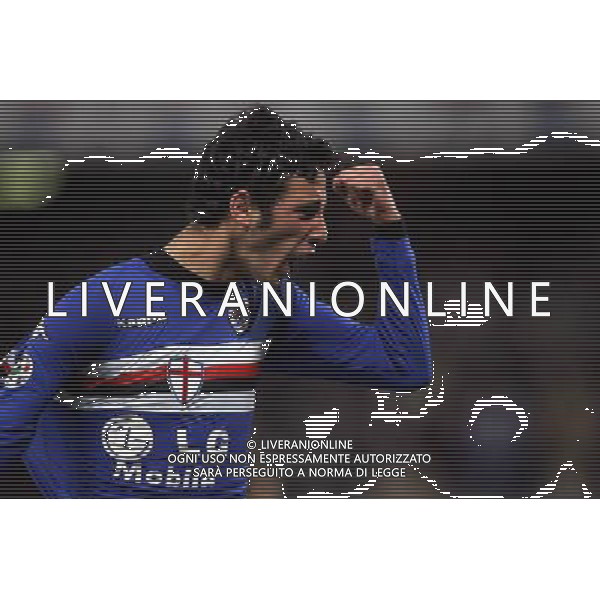 genova 1/2/2006 Sampdoria-Udinese tim cup nella foto esultanza foti foto luzzani/ag aldo liverani