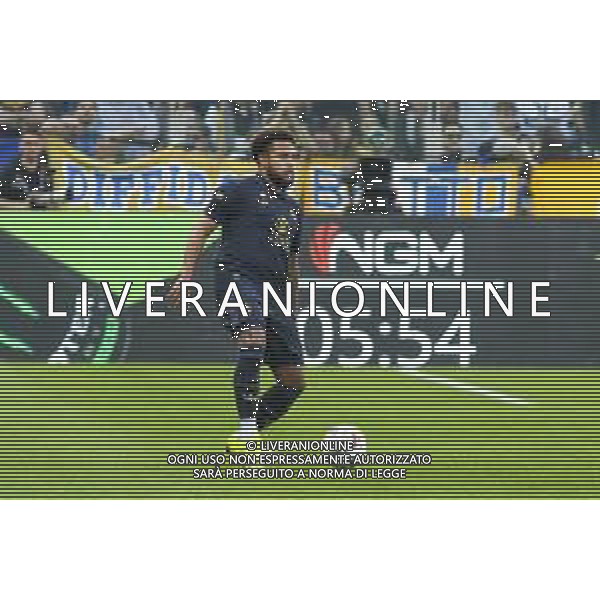 Weston Mckennie of Juventus FC play the ball during Parma Calcio vs Juventus FC, 33° Serie A Enilive 2024-25 game at Ennio Tardini stadium in Parma (PR), Italy, on April 23, 2025. (Photo by Davide Casentini)- AGENZIA ALDO LIVERANI SAS