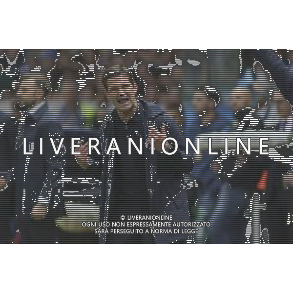 Cristian Chivu Head Coach of Parma AC gestures during Parma Calcio vs Juventus FC, 33° Serie A Enilive 2024-25 game at Ennio Tardini stadium in Parma (PR), Italy, on April 23, 2025. (Photo by Davide Casentini)- AGENZIA ALDO LIVERANI SAS