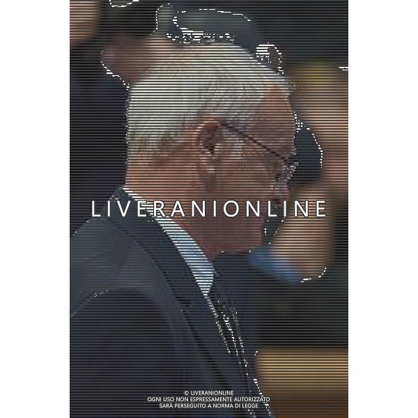 Città del Vaticano - 24 Aprile 2025 Una delegazione della AS ROMA rende omaggio a Papa Francesco Nella Foto: Claudio Ranieri  Andrea Bracaglia- AGENZIA ALDO LIVERANI SAS