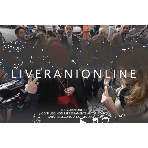 Città del Vaticano - 24 Aprile 2025 Una delegazione di Cardinali arriva nella basilica di San Pietro per rendere omaggio a Papa Francesco. Nella Foto: Cardinale Fernando Filoni  Andrea Bracaglia- AGENZIA ALDO LIVERANI SAS