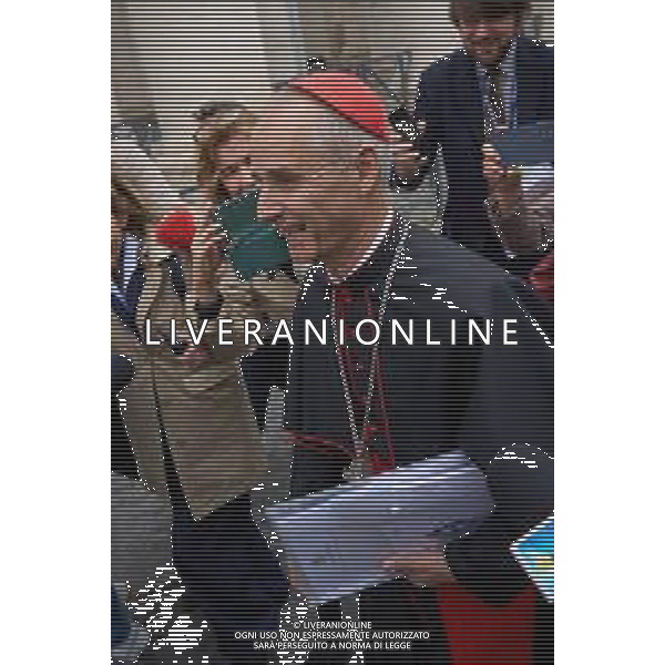 Città del Vaticano - 24 Aprile 2025 Una delegazione di Cardinali arriva nella basilica di San Pietro per rendere omaggio a Papa Francesco. Nella Foto: Cardinale Jean-Paul Vesco  Andrea Bracaglia- AGENZIA ALDO LIVERANI SAS