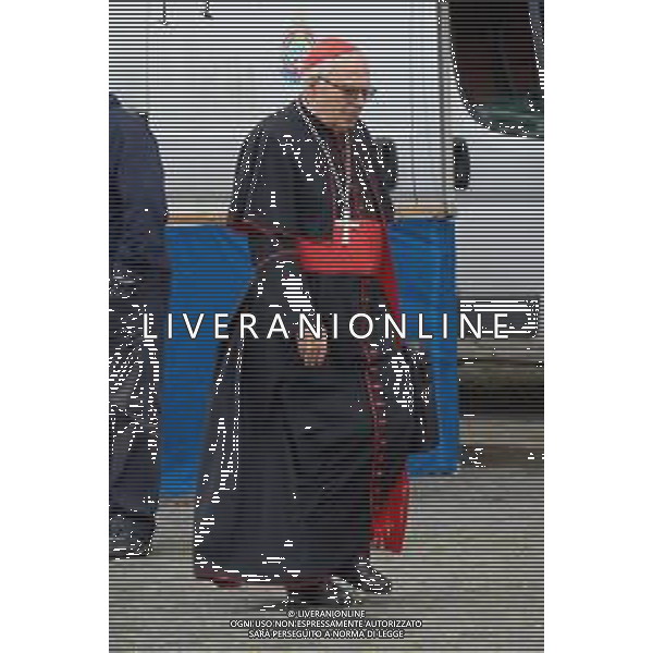 Città del Vaticano - 24 Aprile 2025 Una delegazione di Cardinali arriva nella basilica di San Pietro per rendere omaggio a Papa Francesco. Nella Foto:  Andrea Bracaglia- AGENZIA ALDO LIVERANI SAS