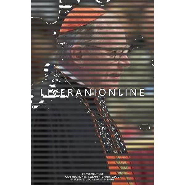 Città del Vaticano - 24 Aprile 2025 Una delegazione di Cardinali arriva nella basilica di San Pietro per rendere omaggio a Papa Francesco. Nella Foto:  Andrea Bracaglia- AGENZIA ALDO LIVERANI SAS