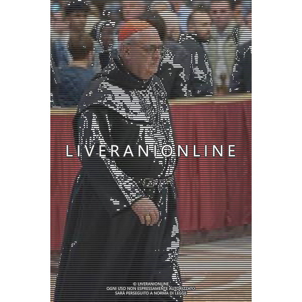 Città del Vaticano - 24 Aprile 2025 Una delegazione di Cardinali arriva nella basilica di San Pietro per rendere omaggio a Papa Francesco. Nella Foto:  Andrea Bracaglia- AGENZIA ALDO LIVERANI SAS