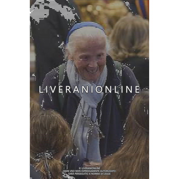 Città del Vaticano - 24 Aprile 2025 Suor Genevieve Jeanningros rende omaggio a Papa Francesco Nella Foto: Suor Genevieve Jeanningros  Andrea Bracaglia- AGENZIA ALDO LIVERANI SAS
