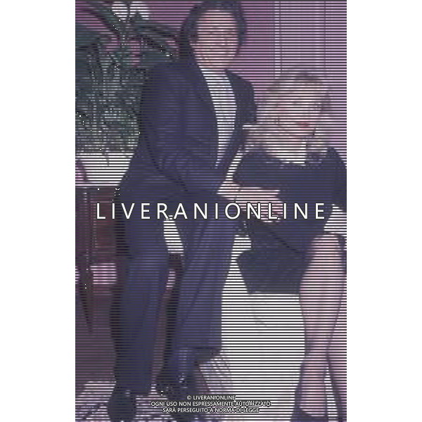 DIAP-RETROSPETTIVA BARBARA BOUCHET ATTRICE NELLA FOTO BARBARA BOUCHET CON IL MARITO LUIGI BORGHESE AG ALDO LIVERANI SAS  