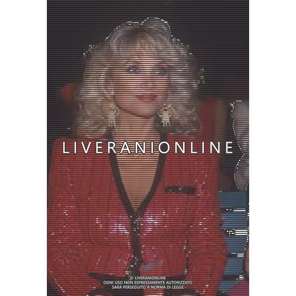 DIAP-RETROSPETTIVA BARBARA BOUCHET ATTRICE NELLA FOTO BARBARA BOUCHET NELL\'ANNO 1987 AG ALDO LIVERANI SAS