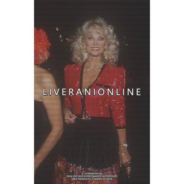 DIAP-RETROSPETTIVA BARBARA BOUCHET ATTRICE NELLA FOTO BARBARA BOUCHET NELL\'ANNO 1987 AG ALDO LIVERANI SAS