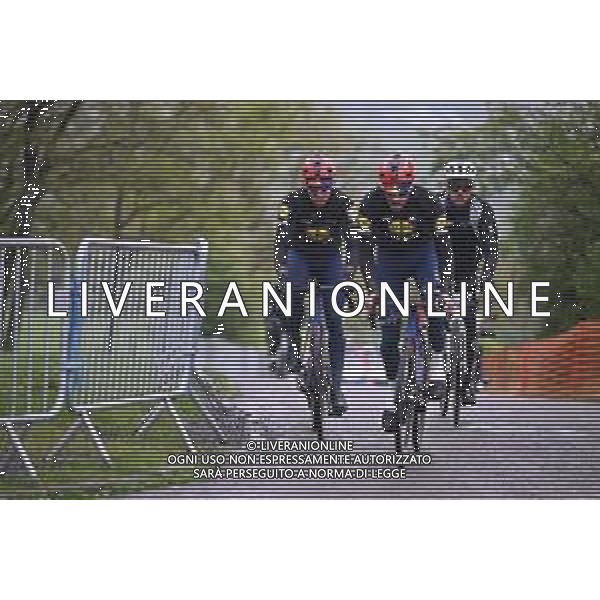 24-04-2025 Allenamento 2 Liegi Bastogne Liegi 2025; 2025, Lidl - Trek; Nys, Thibau; Bernard, Julien; La Redoute; ©SIROTTI - AGENZIA ALDO LIVERANI SAS