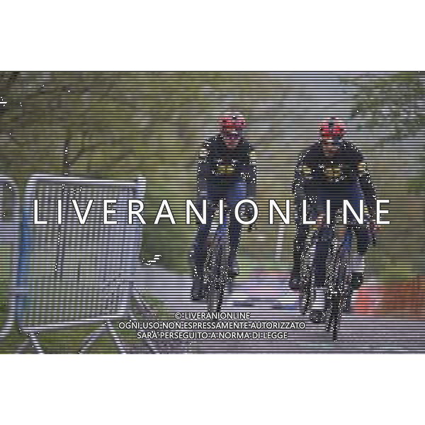 24-04-2025 Allenamento 2 Liegi Bastogne Liegi 2025; 2025, Lidl - Trek; Nys, Thibau; Bernard, Julien; La Redoute; ©SIROTTI - AGENZIA ALDO LIVERANI SAS