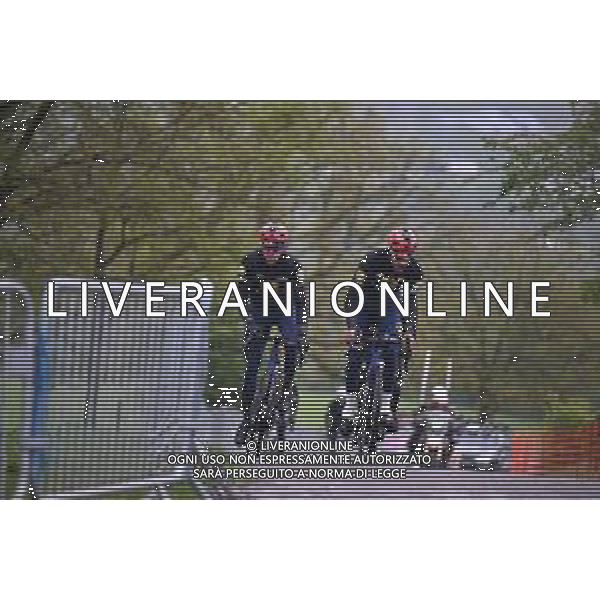 24-04-2025 Allenamento 2 Liegi Bastogne Liegi 2025; 2025, Lidl - Trek; Nys, Thibau; Bernard, Julien; La Redoute; ©SIROTTI - AGENZIA ALDO LIVERANI SAS