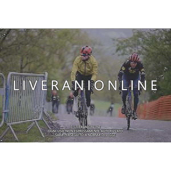 24-04-2025 Allenamento 2 Liegi Bastogne Liegi 2025; 2025, Lidl - Trek; Skjelmose Jensen, Mattias; Konrad, Patrick; La Redoute; ©SIROTTI - AGENZIA ALDO LIVERANI SAS