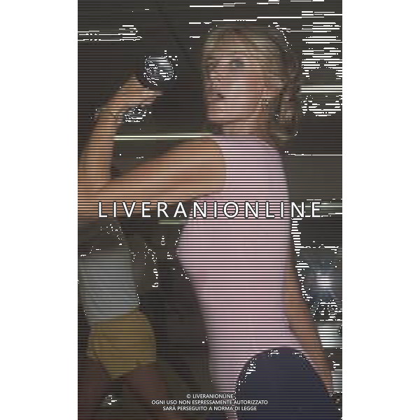 DIAP-RETROSPETTIVA BARBARA BOUCHET ATTRICE NELLA FOTO BARBARA BOUCHET NELL\'ANNO 1987 AG ALDO LIVERANI SAS