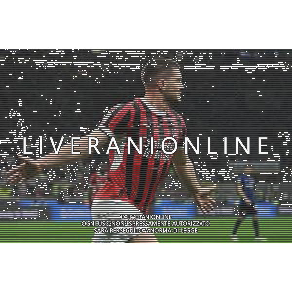 Coppa Italia Frecciarossa 2024-2025 Milano 23 Aprile 2025 (Stadio Giuseppe Meazza) Nella foto Luka Jovic ©ANDREA ROSITO -AGENZIA ALDO LIVERANI SAS -INTER - MILAN Coppa Italia Frecciarossa semifinale gara di ritorno 23.04.2025