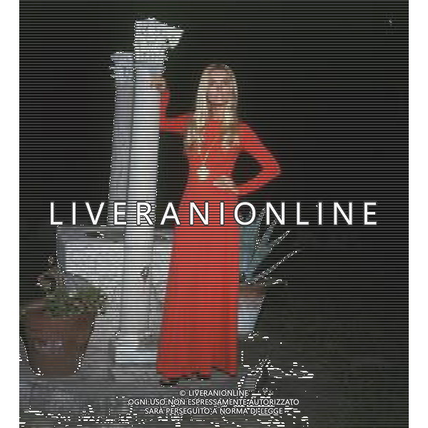 DIAP-RETROSPETTIVA BARBARA BOUCHET ATTRICE NELLA FOTO BARBARA BOUCHET AG ALDO LIVERANI SAS