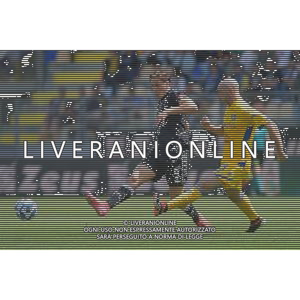 Frosinone vs Spezia Campionato Serie BKT - 35 Giornata Stadio Benito Stirpe - Frosinone 25-04-2025 nella foto Esposito e Lucioni ©FEDERICO GAETANO/AGENZIA ALDO LIVERANI SAS