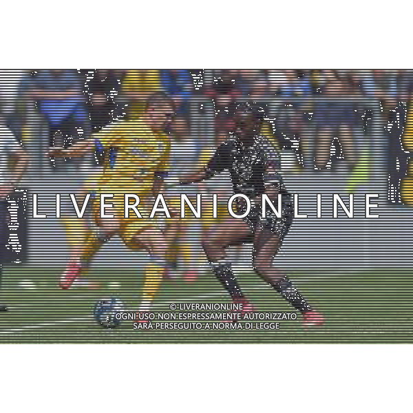 Frosinone vs Spezia Campionato Serie BKT - 35 Giornata Stadio Benito Stirpe - Frosinone 25-04-2025 nella foto Kvernadze e Kouda ©FEDERICO GAETANO/AGENZIA ALDO LIVERANI SAS