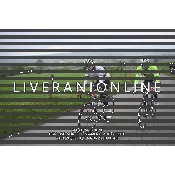 25-04-2025 Allenamento 2 Liegi Bastogne Liegi 2025; 2025, Uae Team Emirates - Xrg; 2025, Soudal - Quick Step; Pogacar, Tadej; Schachmann, Maximilian; La Redoute; ©SIROTTI - AGENZIA ALDO LIVERANI SAS