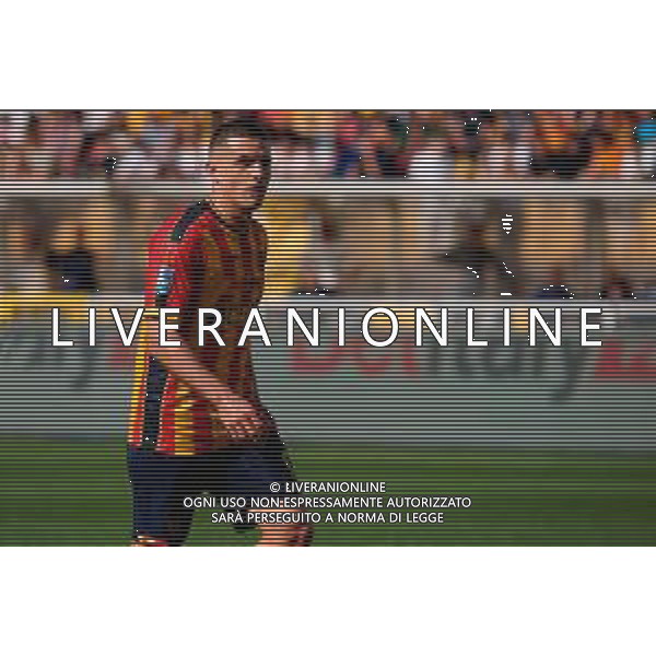 TVEM April 19, 2025 Lecce, Italy - US Lecce vs Como 1907 - Italian soccer serie A 2024/25 - Via Del Mare Stadium. In the pic: Nikola Krstovic of US Lecce foto emmanuele mastrodonato-ag aldo liverani sas