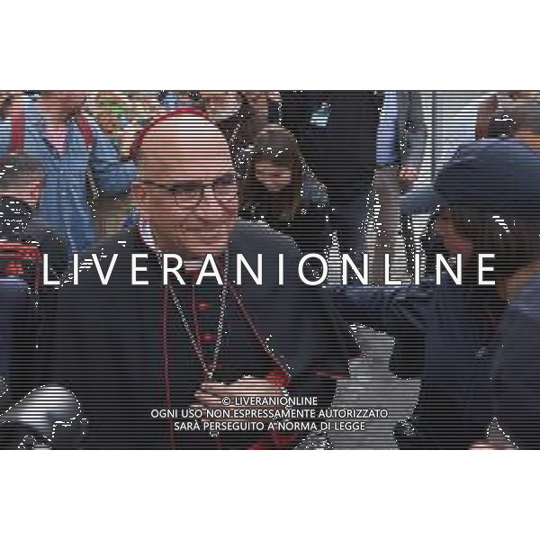 Città del Vaticano - 25 Aprile 2025 Arrivi ed Uscite dalla congregazione dei Cardinali Nella Foto: Cardinal Fernando Natalio Chomalí Garib  Andrea Bracaglia - AGENZIA ALDO LIVERANI SAS