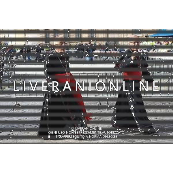 Città del Vaticano - 25 Aprile 2025 Arrivi ed Uscite dalla congregazione dei Cardinali Nella Foto: Cardinal Jorge Enrique Jimenez Carvajal  Andrea Bracaglia - AGENZIA ALDO LIVERANI SAS