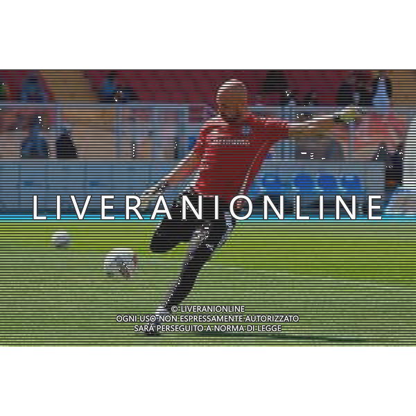 TVEM April 19, 2025 Lecce, Italy - US Lecce vs Como 1907 - Italian soccer serie A 2024/25 - Via Del Mare Stadium. In the pic: Pepe Reina of Como 1907 foto emmanuele mastrodonato-ag aldo liverani sas