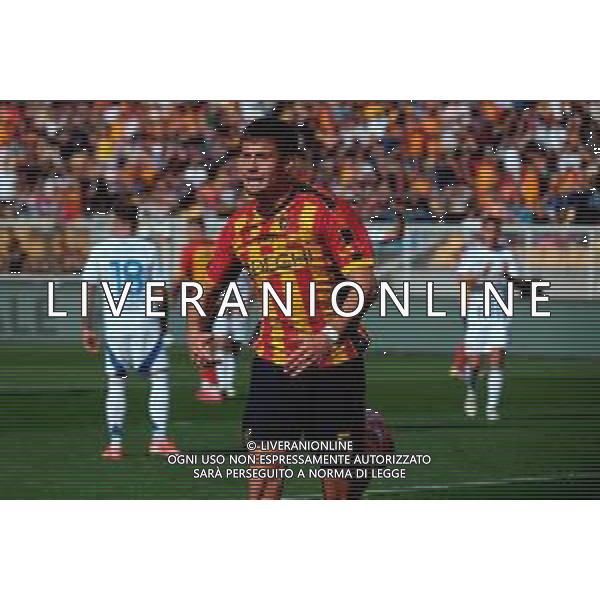 TVEM April 19, 2025 Lecce, Italy - US Lecce vs Como 1907 - Italian soccer serie A 2024/25 - Via Del Mare Stadium. In the pic: Medon Berisha of US Lecce foto emmanuele mastrodonato-ag aldo liverani sas