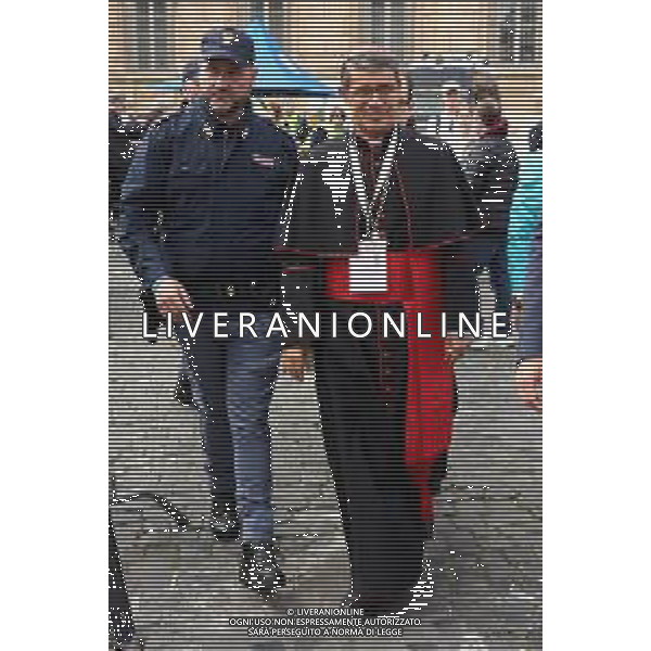 Città del Vaticano - 25 Aprile 2025 Arrivi ed Uscite dalla congregazione dei Cardinali Nella Foto: Cardinale Luis Gerardo Cabrera Herrera  Andrea Bracaglia - AGENZIA ALDO LIVERANI SAS