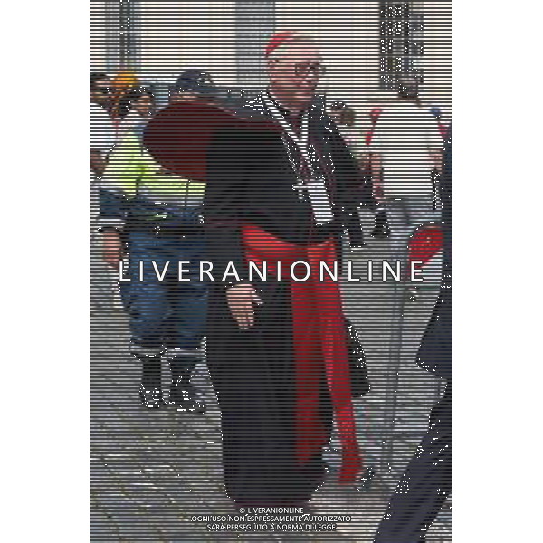 Città del Vaticano - 25 Aprile 2025 Arrivi ed Uscite dalla congregazione dei Cardinali Nella Foto: Cardinale Jean-Claude Hollerich  Andrea Bracaglia - AGENZIA ALDO LIVERANI SAS