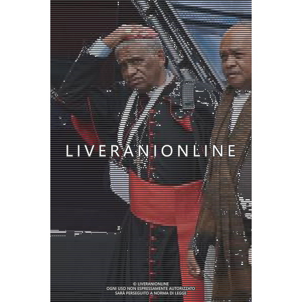 Città del Vaticano - 25 Aprile 2025 Arrivi ed Uscite dalla congregazione dei Cardinali Nella Foto: Cardinal Desire Tsarahazana  Andrea Bracaglia - AGENZIA ALDO LIVERANI SAS