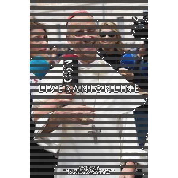 Città del Vaticano - 25 Aprile 2025 Arrivi ed Uscite dalla congregazione dei Cardinali Nella Foto: Jean-Paul Vesco  Andrea Bracaglia - AGENZIA ALDO LIVERANI SAS