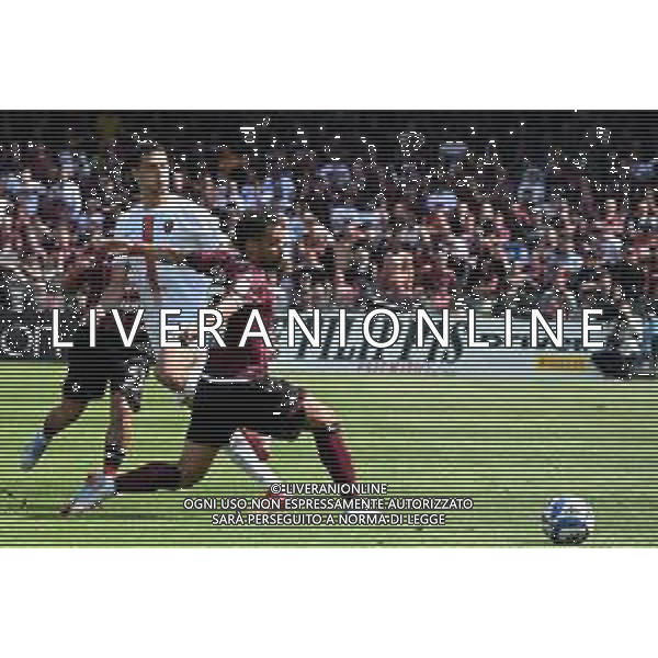 Serie B 2024-2025 Salernitana-Cosenza (Stadio Arechi) 25 Aprile 2025 Nella foto: Michael Venturi e Andreas Tello Foto Andrea Rosito-Agenzia Liverani Sas - AGENZIA ALDO LIVERANI SAS